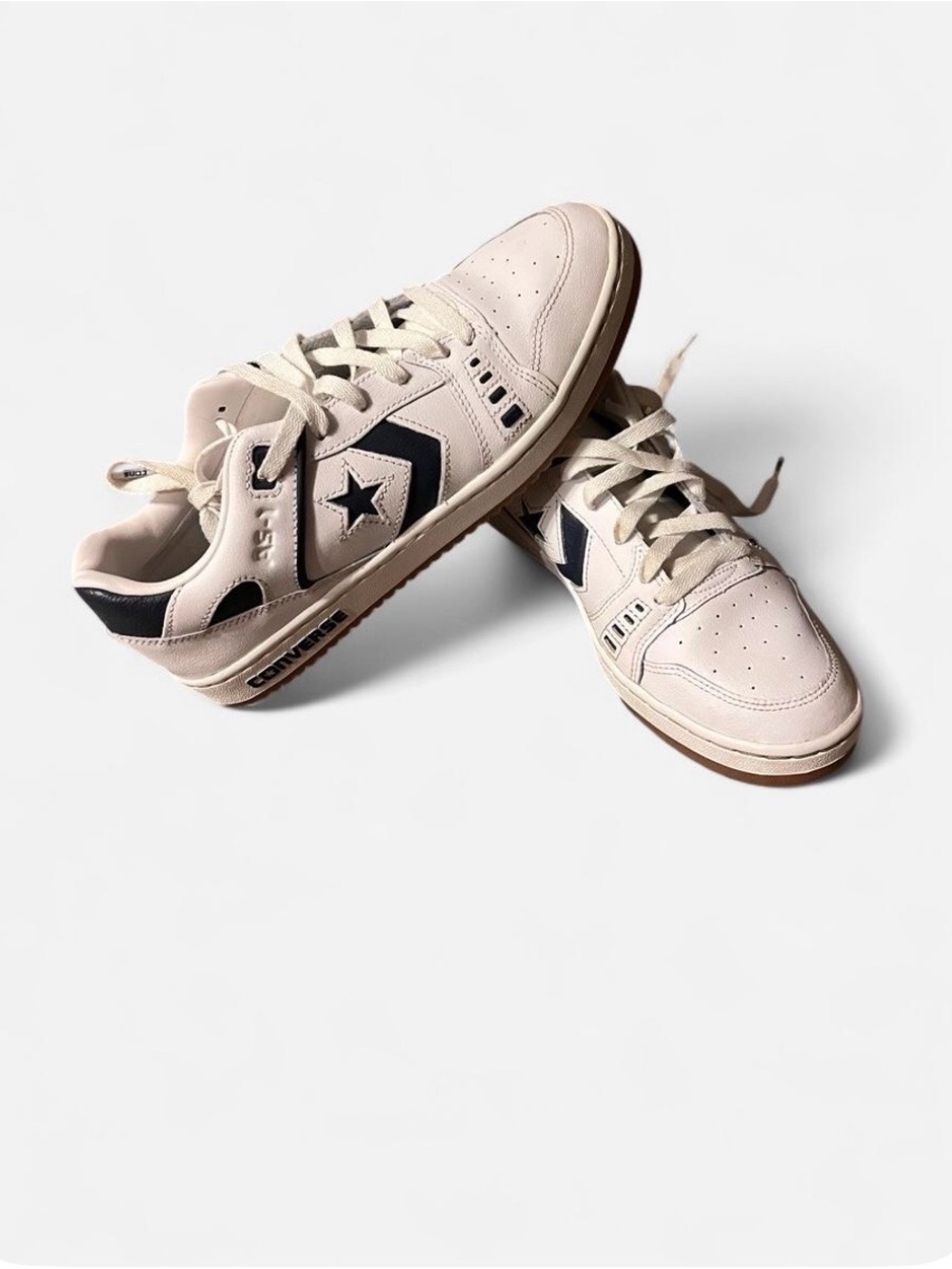 Converse CONS AS-1 Pro Ox Skate Shoes in a White and Navy Men’s 9 Women’s 10.5